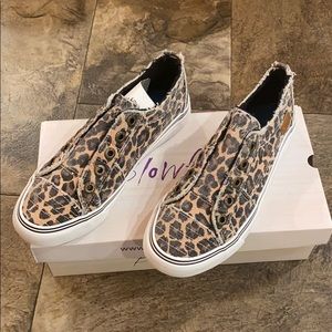 Blowfish leopard sneakers